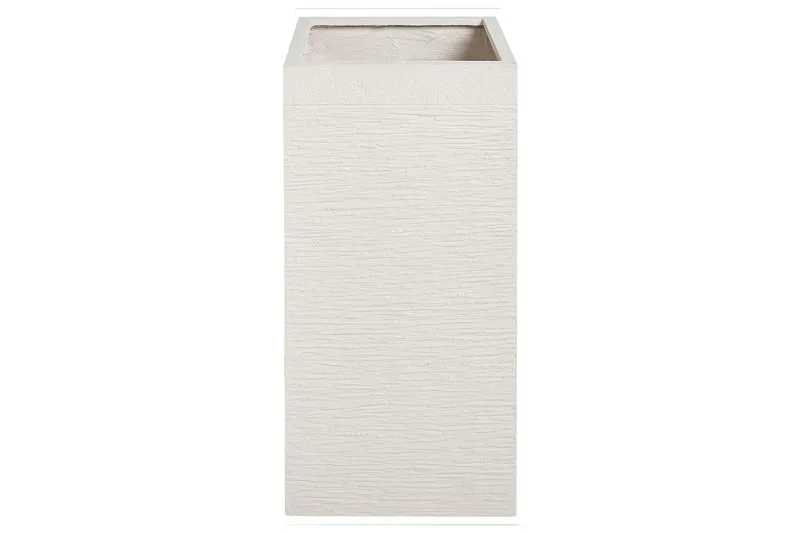 Trädgårdskruka Dion Beige, 33x33x70 cm, Beige, 33x33x70 cm