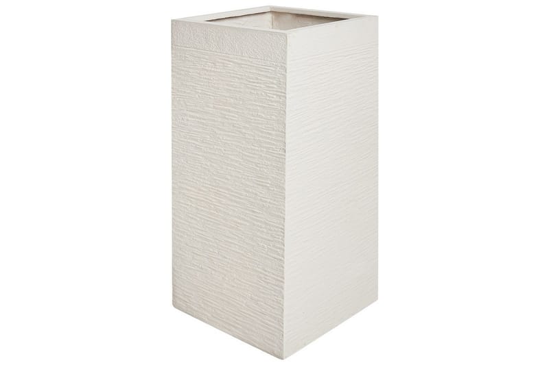 Trädgårdskruka Dion Beige, 40x40x77 cm - Beige, 40x40x77 cm - Trädgård & spabad - Trädgårdsskötsel - Odling - Planteringskärl & blomkruka - Stor blomkruka