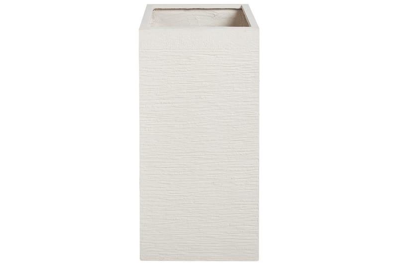 Trädgårdskruka Dion Beige, 40x40x77 cm - Beige, 40x40x77 cm - Trädgård & spabad - Trädgårdsskötsel - Odling - Planteringskärl & blomkruka - Stor blomkruka