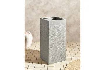 Trädgårdskruka Dion Grå, 33x33x70 cm - Grå, 33x33x70 cm - Trädgård & spabad - Trädgårdsskötsel - Odling - Planteringskärl & blomkruka - Stor blomkruka