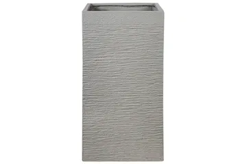 Trädgårdskruka Dion Grå, 40x40x77 cm - Grå, 40x40x77 cm - Trädgård & spabad - Trädgårdsskötsel - Odling - Planteringskärl & blomkruka - Stor blomkruka