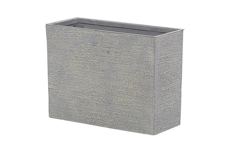 Trädgårdskruka Edessa Grå, 60x25x45 cm - Grå, 60x25x45 cm - Trädgård & spabad - Trädgårdsskötsel - Odling - Planteringskärl & blomkruka - Stor blomkruka