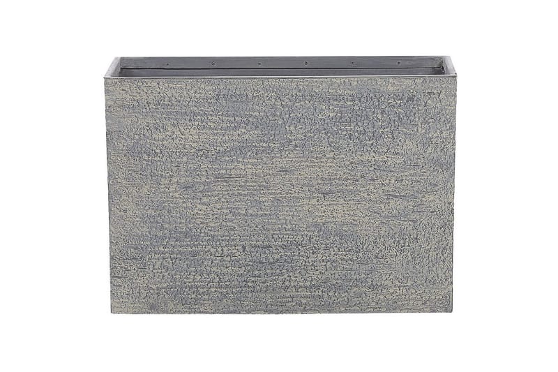 Trädgårdskruka Edessa Grå, 70x29x50 cm - Grå, 70x29x50 cm - Trädgård & spabad - Trädgårdsskötsel - Odling - Planteringskärl & blomkruka - Stor blomkruka