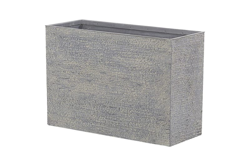 Trädgårdskruka Edessa Grå, 70x29x50 cm - Grå, 70x29x50 cm - Trädgård & spabad - Trädgårdsskötsel - Odling - Planteringskärl & blomkruka - Stor blomkruka