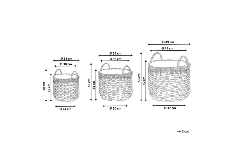 Trädgårdskruka Gefira set om 3 - Trädgård & spabad - Trädgårdsskötsel - Odling - Planteringskärl & blomkruka - Stor blomkruka
