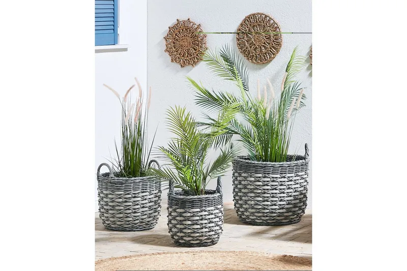 Trädgårdskruka Gefira set om 3 - Trädgård & spabad - Trädgårdsskötsel - Odling - Planteringskärl & blomkruka - Stor blomkruka