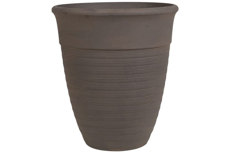 Trädgårdskruka Katalima set om 2 Brun, 50x50x58 cm - Brun, 50x50x58 cm - Trädgård & spabad - Trädgårdsskötsel - Odling - Planteringskärl & blomkruka - Stor blomkruka