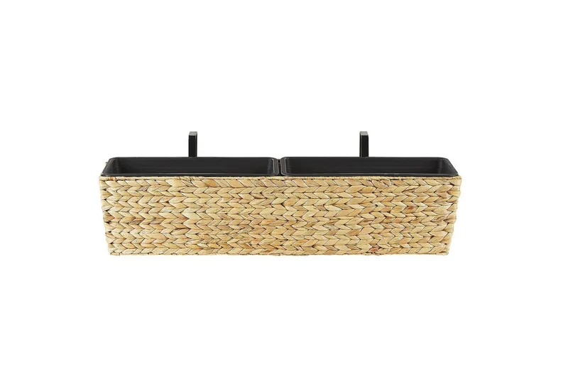 Trädgårdskruka Kawala Beige, 80x18x20 cm - Beige, 80x18x20 cm - Trädgård & spabad - Trädgårdsskötsel - Odling - Planteringskärl & blomkruka - Stor blomkruka