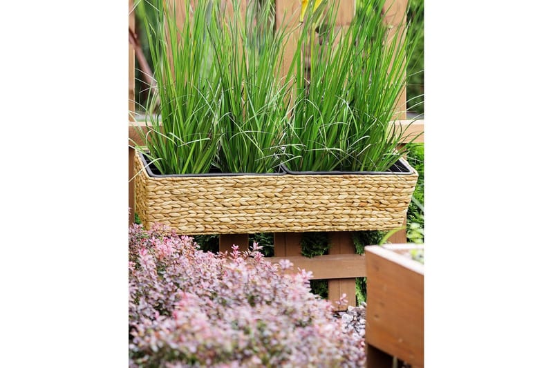 Trädgårdskruka Kawala Beige, 80x18x20 cm - Beige, 80x18x20 cm - Trädgård & spabad - Trädgårdsskötsel - Odling - Planteringskärl & blomkruka - Stor blomkruka