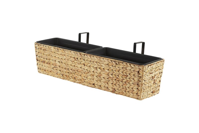 Trädgårdskruka Kawala Beige, 80x18x20 cm - Beige, 80x18x20 cm - Trädgård & spabad - Trädgårdsskötsel - Odling - Planteringskärl & blomkruka - Stor blomkruka