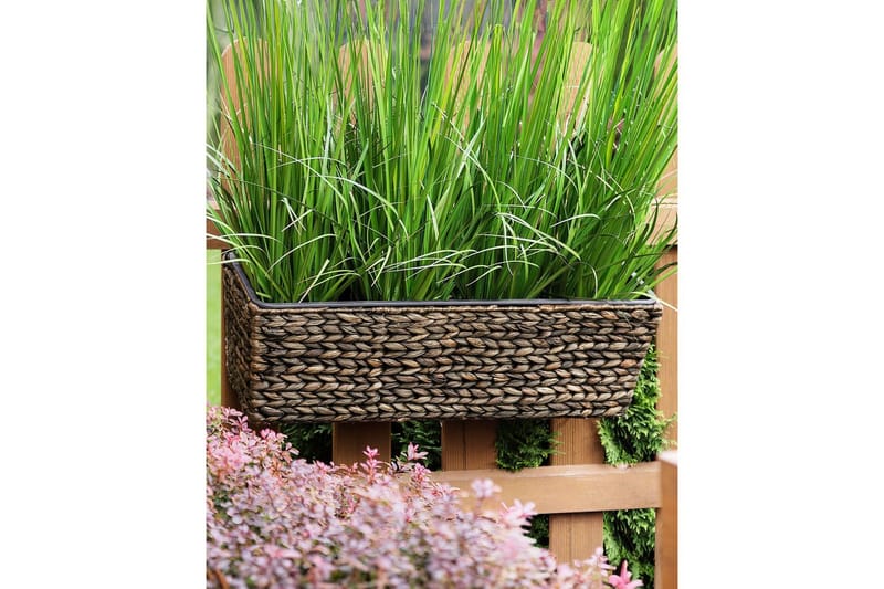 Trädgårdskruka Kawala Brun, 60x18x20 cm - Brun, 60x18x20 cm - Trädgård & spabad - Trädgårdsskötsel - Odling - Planteringskärl & blomkruka - Stor blomkruka