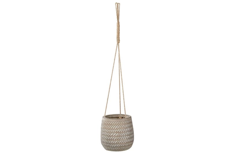 Trädgårdskruka Livadia Beige, 20x20x21 cm - Beige, 20x20x21 cm - Trädgård & spabad - Trädgårdsskötsel - Odling - Planteringskärl & blomkruka - Stor blomkruka