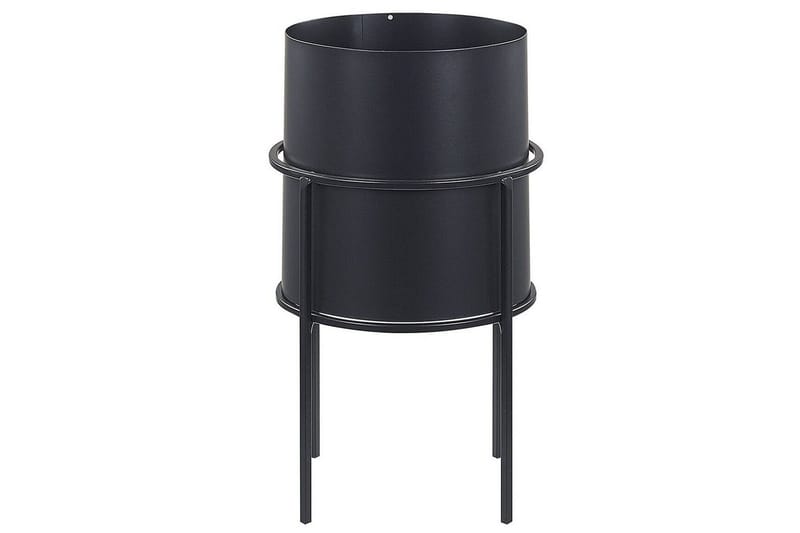 Trädgårdskruka Milea Svart, Svart