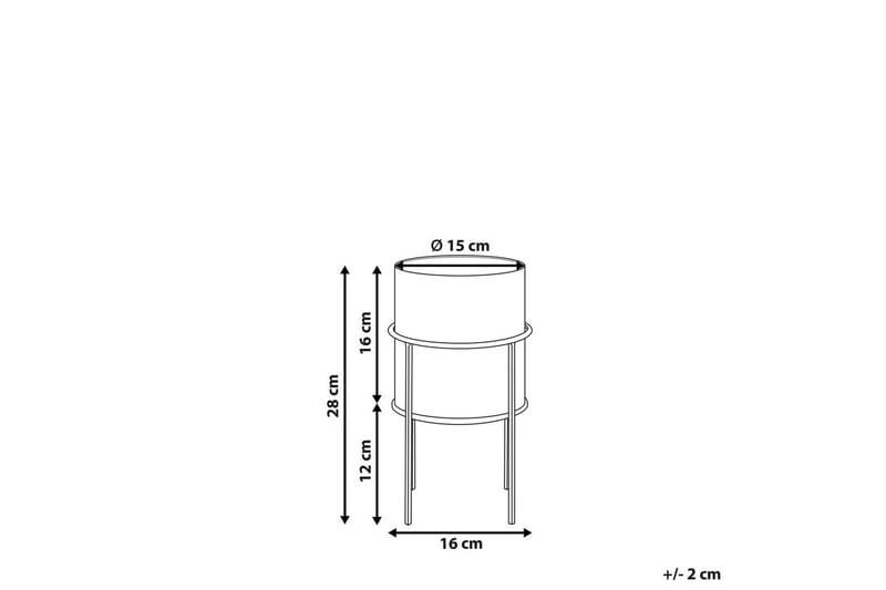 Trädgårdskruka Milea Svart - Svart - Trädgård & spabad - Trädgårdsskötsel - Odling - Planteringskärl & blomkruka - Stor blomkruka
