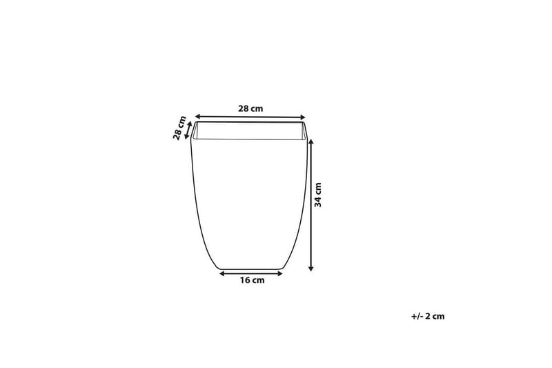 Trädgårdskruka Miro 28x28x34 cm - 28x28x34 cm - Trädgård & spabad - Trädgårdsskötsel - Odling - Planteringskärl & blomkruka - Stor blomkruka