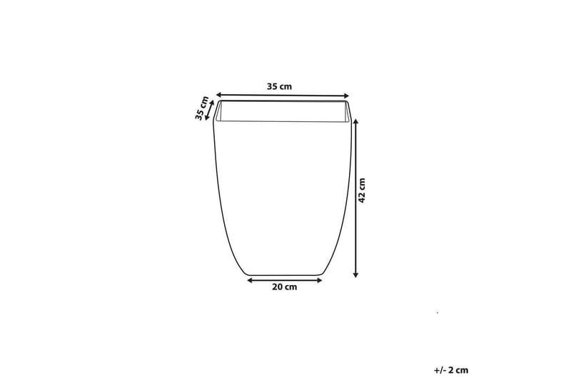 Trädgårdskruka Miro 35x35x42 cm - 35x35x42 cm - Trädgård & spabad - Trädgårdsskötsel - Odling - Planteringskärl & blomkruka - Stor blomkruka