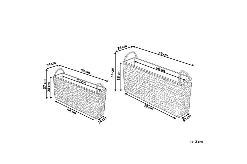 Trädgårdskruka Ormos set om 2 - Trädgård & spabad - Trädgårdsskötsel - Odling - Planteringskärl & blomkruka - Stor blomkruka