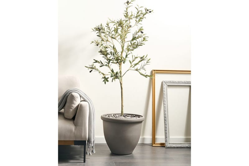 Trädgårdskruka Tesalia Grå - Grå - Trädgård & spabad - Trädgårdsskötsel - Odling - Planteringskärl & blomkruka - Stor blomkruka