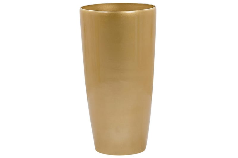 Trädgårdskruka Tseria Guld, 40x40x75 cm - Guld, 40x40x75 cm - Trädgård & spabad - Trädgårdsskötsel - Odling - Planteringskärl & blomkruka - Stor blomkruka