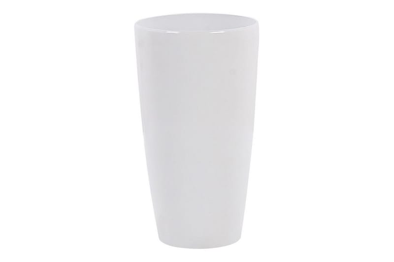 Trädgårdskruka Tseria Vit, 40x40x75 cm - Vit, 40x40x75 cm - Trädgård & spabad - Trädgårdsskötsel - Odling - Planteringskärl & blomkruka - Stor blomkruka