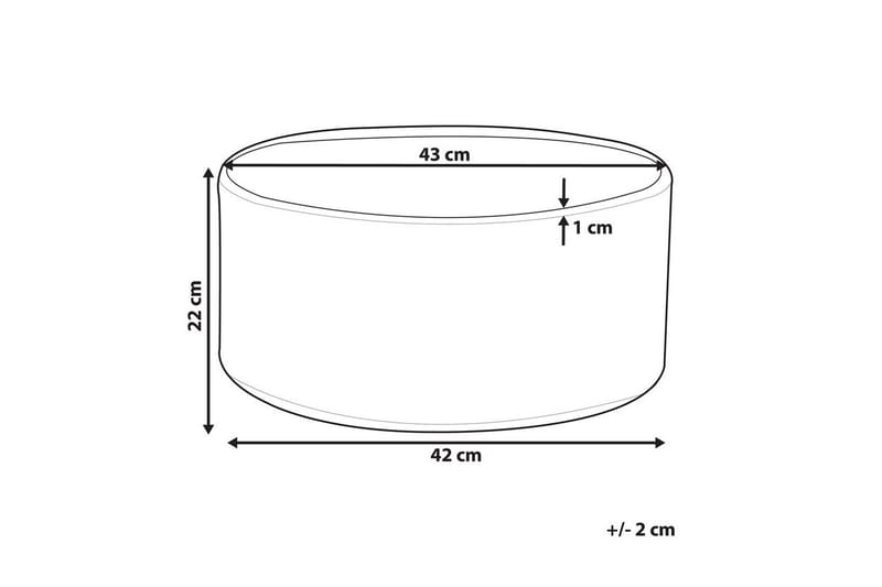 Trädgårdskruka Valta 43x43x22 cm - 43x43x22 cm - Trädgård & spabad - Trädgårdsskötsel - Odling - Planteringskärl & blomkruka - Stor blomkruka