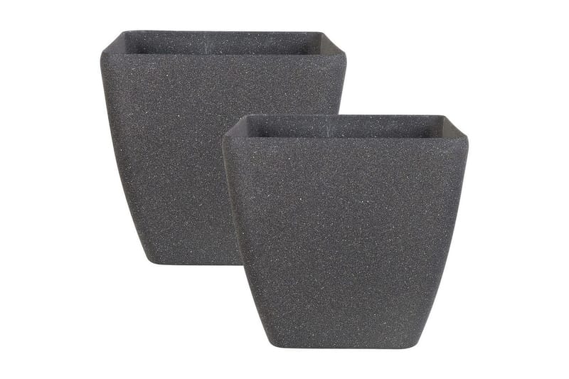 Trädgårdskruka Zeli set om 2 49x49x49 cm - 49x49x49 cm - Trädgård & spabad - Trädgårdsskötsel - Odling - Planteringskärl & blomkruka - Stor blomkruka