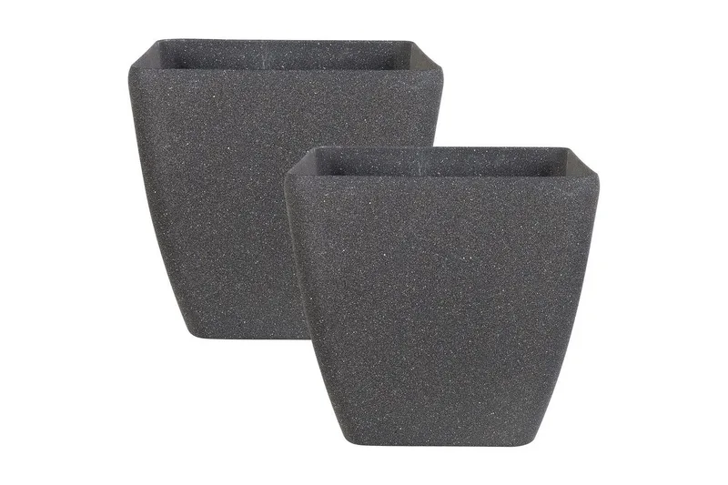 Trädgårdskruka Zeli set om 2 49x49x49 cm, 49x49x49 cm