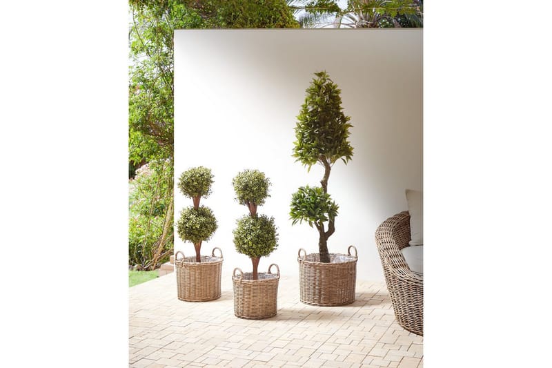 Trädgårdskruka Pendula set om 3 Brun - Brun - Trädgård & spabad - Trädgårdsskötsel - Odling - Planteringskärl & blomkruka - Stor blomkruka