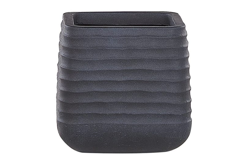 Trädgårdskruka Parikia Svart, 28x28x27 cm, Svart, 28x28x27 cm