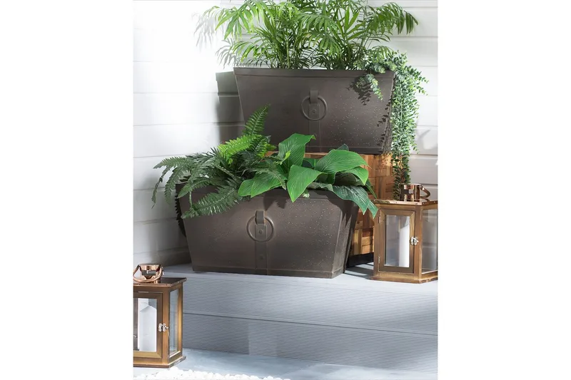 Trädgårdskruka Poria set om 2 - Trädgård & spabad - Trädgårdsskötsel - Odling - Planteringskärl & blomkruka - Stor blomkruka