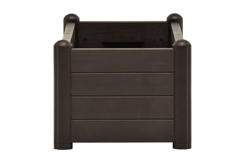 Upphöjd odlingslåda PP mocka 100x43x35 cm - Grå - Trädgård & spabad - Trädgårdsskötsel - Odling - Planteringskärl & blomkruka - Blomlåda