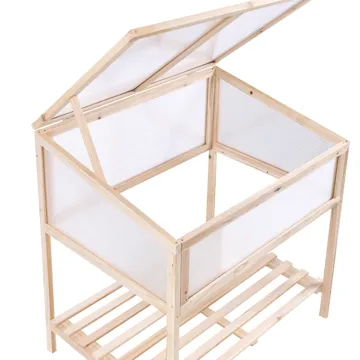 Växthus För Balkong Aranova Granträ 58 cm - Brun/Transparent - Trädgård & spabad - Trädgårdsskötsel - Odling - Planteringskärl & blomkruka - Drivbänk
