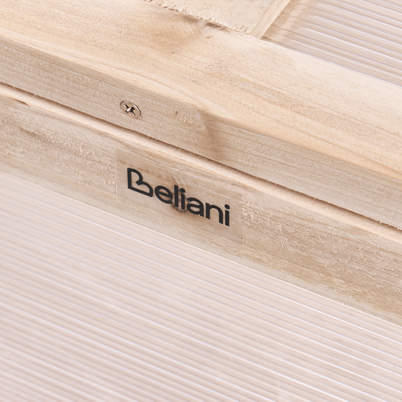 Växthus För Balkong Aranova Granträ 58 cm - Brun/Transparent - Trädgård & spabad - Trädgårdsskötsel - Odling - Planteringskärl & blomkruka - Drivbänk