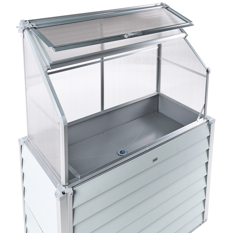 Växthus För Balkong Novoli 62 cm - Vit - Trädgård & spabad - Trädgårdsskötsel - Odling - Planteringskärl & blomkruka - Drivbänk