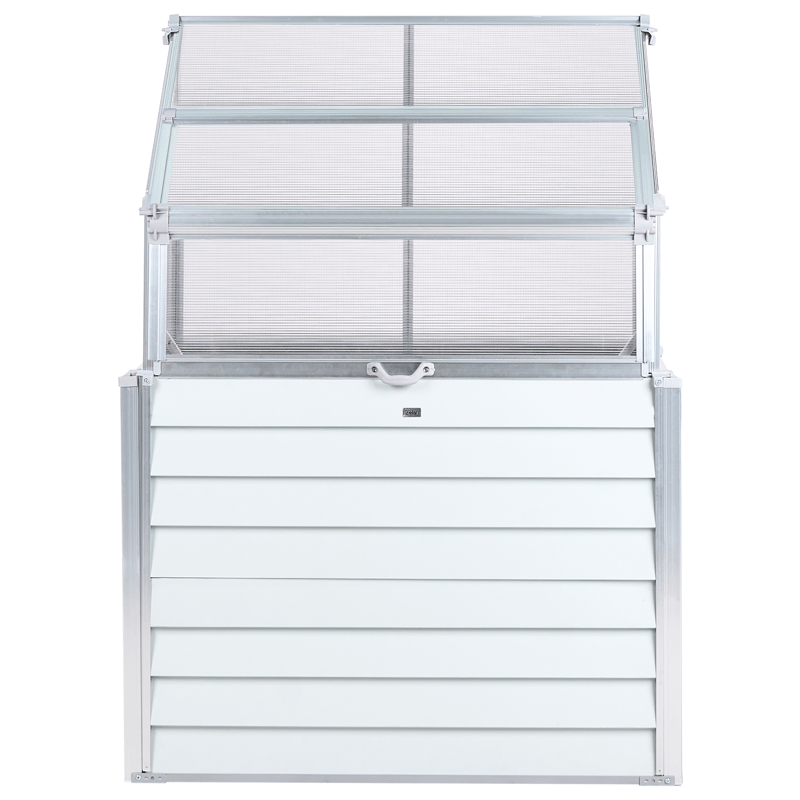 Växthus För Balkong Novoli 62 cm - Vit - Trädgård & spabad - Trädgårdsskötsel - Odling - Planteringskärl & blomkruka - Drivbänk