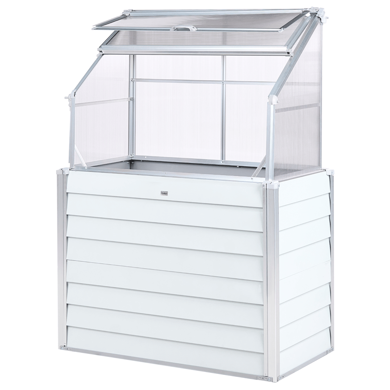 Växthus För Balkong Novoli 62 cm - Vit - Trädgård & spabad - Trädgårdsskötsel - Odling - Planteringskärl & blomkruka - Drivbänk