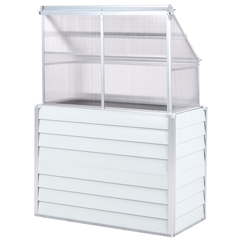 Växthus För Balkong Novoli 62 cm - Vit - Trädgård & spabad - Trädgårdsskötsel - Odling - Planteringskärl & blomkruka - Drivbänk