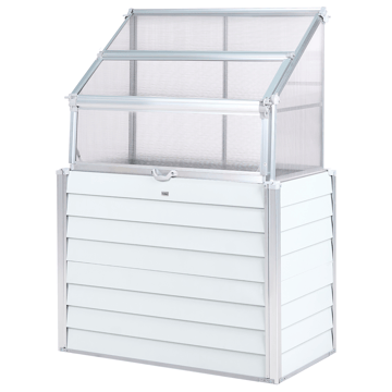 Växthus För Balkong Novoli 62 cm - Vit - Trädgård & spabad - Trädgårdsskötsel - Odling - Planteringskärl & blomkruka - Drivbänk