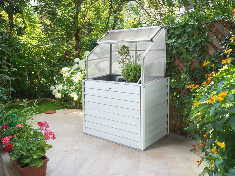 Växthus För Balkong Novoli 62 cm - Vit - Trädgård & spabad - Trädgårdsskötsel - Odling - Planteringskärl & blomkruka - Drivbänk