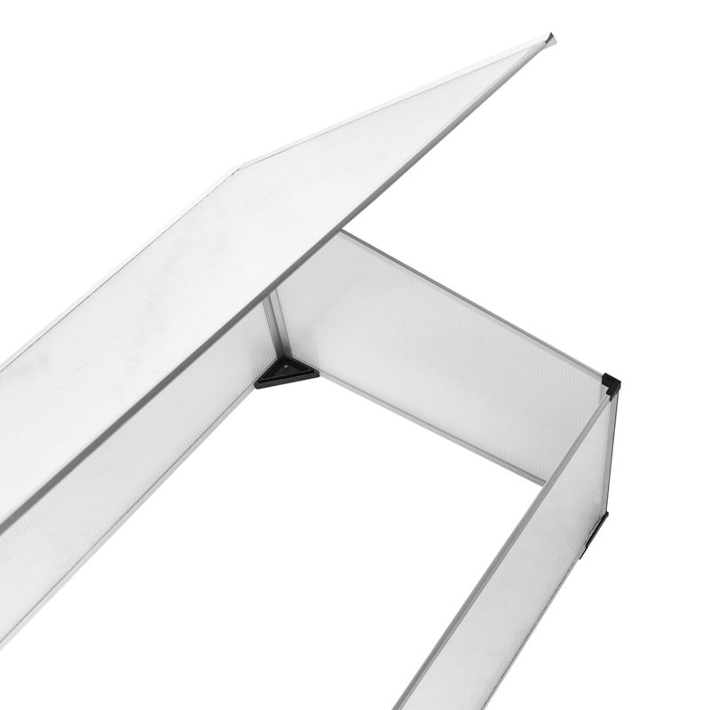 Växthus För Trädgård Carfizzi Silver 60 - Silver/Transparent - Trädgård & spabad - Trädgårdsskötsel - Odling - Planteringskärl & blomkruka - Drivbänk