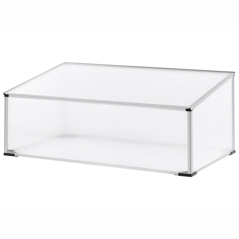 Växthus För Trädgård Carfizzi Silver 60 - Silver/Transparent - Trädgård & spabad - Trädgårdsskötsel - Odling - Planteringskärl & blomkruka - Drivbänk