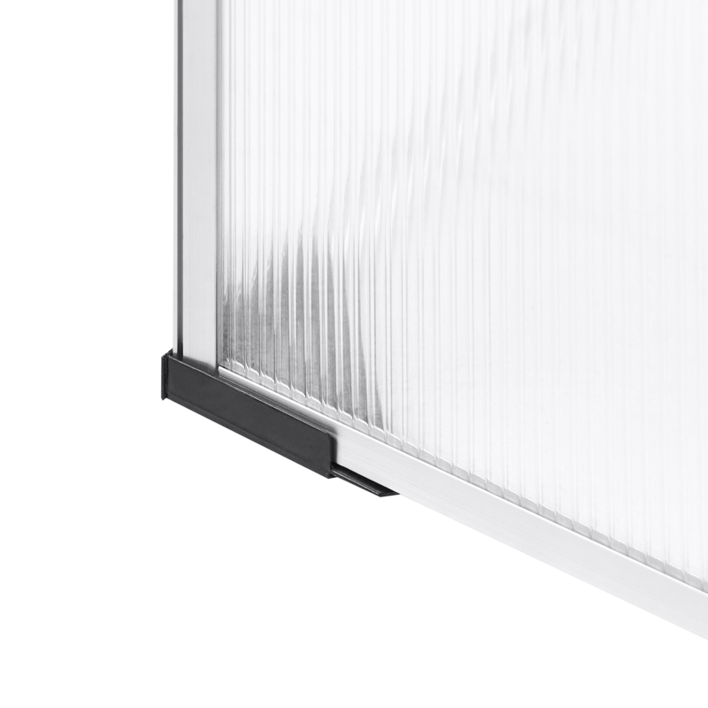 Växthus För Trädgård Serifos 60 cm - Silver/Transparent - Trädgård & spabad - Trädgårdsskötsel - Odling - Planteringskärl & blomkruka - Drivbänk