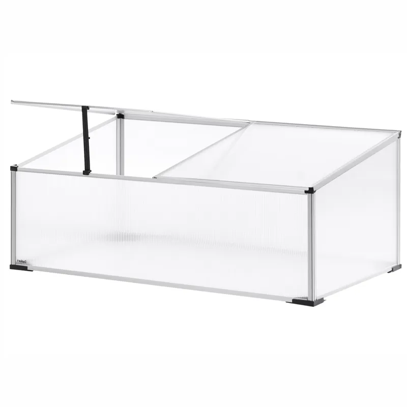 Växthus För Trädgård Serifos 60 cm, Silver/Transparent
