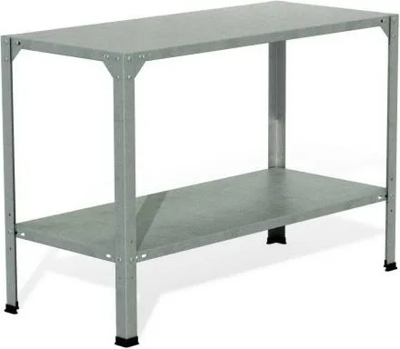 Växthusbord med 2 hyllplan – Stilrent och lättplacerat odlingsbord 115×50×80 cm, undefined