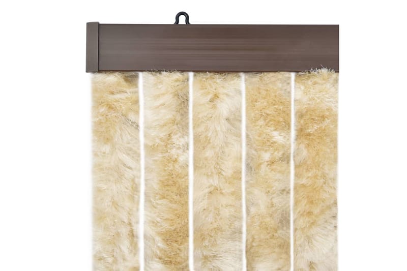 Insektsdraperi beige 90x200 cm chenille - Beige - Trädgård & spabad - Trädgårdsskötsel - Odling - Skadedjursbekämpning - Myggskydd