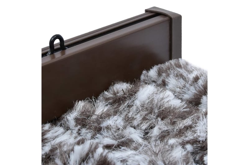 Insektsdraperi brun och beige 120x220 cm chenille - Brun - Trädgård & spabad - Trädgårdsskötsel - Odling - Skadedjursbekämpning - Myggskydd