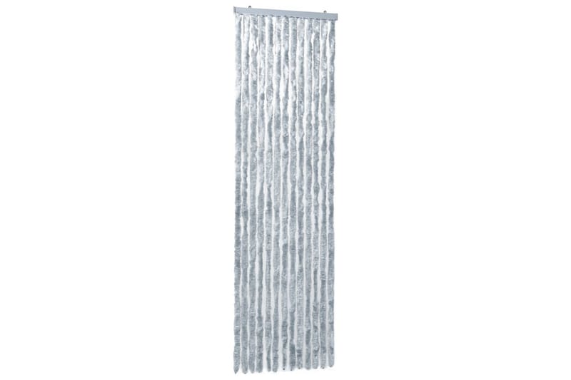 Insektsdraperi vit och grå 56x200 cm chenille - Grå - Trädgård & spabad - Trädgårdsskötsel - Odling - Skadedjursbekämpning - Myggskydd