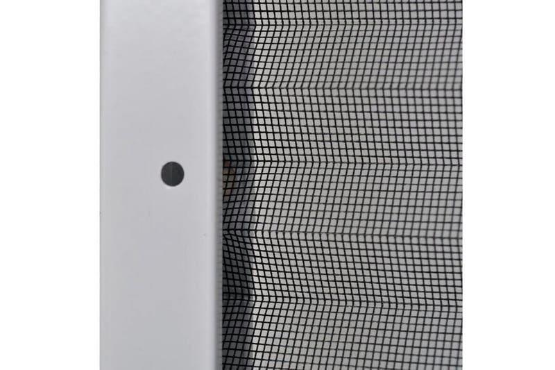 Plisserat insektsnät för fönster 80x100 cm aluminium - Svart - Friluftsutrustning - Myggnät & insektsnät - Myggskydd