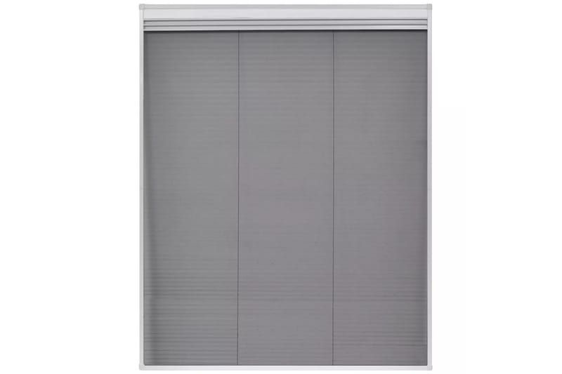 Plisserat insektsnät med jalusi för fönster 80x100 cm alumin - Svart - Trädgård & spabad - Trädgårdsskötsel - Odling - Skadedjursbekämpning - Myggskydd