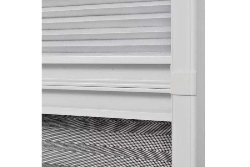 Plisserat insektsnät med jalusi för fönster 80x120 cm alumin - Svart - Trädgård & spabad - Trädgårdsskötsel - Odling - Skadedjursbekämpning - Myggskydd